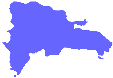 Karte Dominikanische Republik
